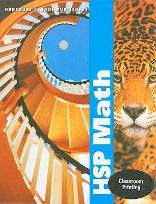 Book cover of HSP Math [Grade 6]