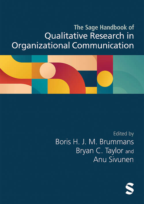 Book cover of The Sage Handbook of Qualitative Research in Organizational Communication