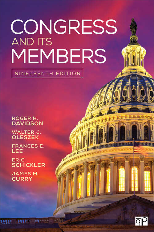 Book cover of Congress and Its Members (Nineteenth Edition)