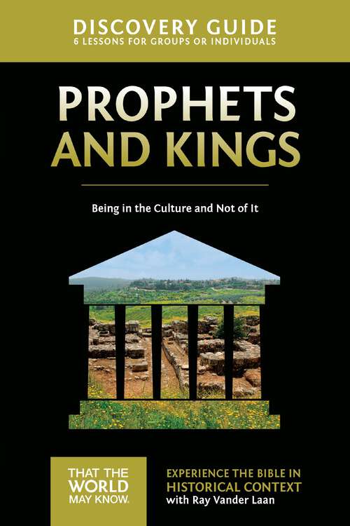 Book cover of Prophets and Kings Discovery Guide: Being in the Culture and Not of It (That the World May Know)