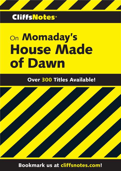 Book cover of CliffsNotes on Momaday's House Made of Dawn