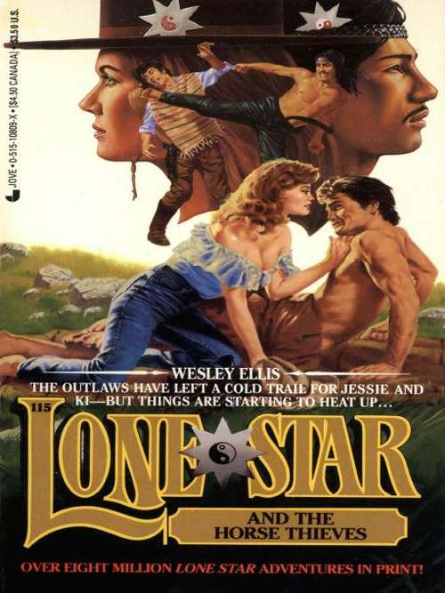 Book cover of Lone Star and the Horse thieves (Lone Star #115)