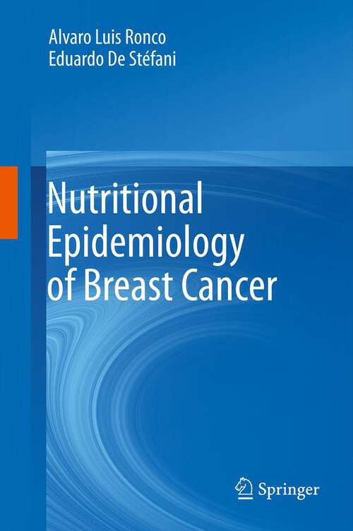 Book cover of Nutritional Epidemiology of Breast Cancer