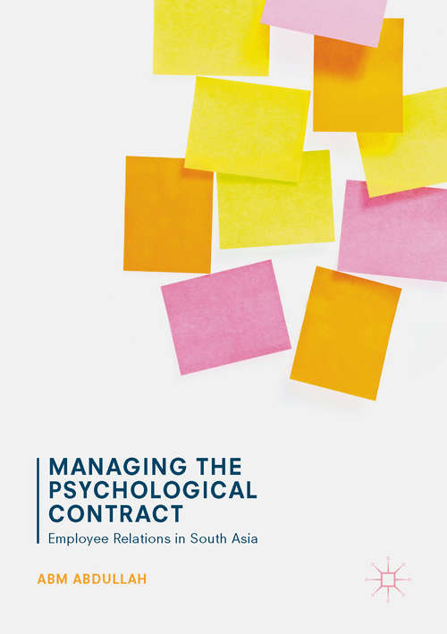 Book cover of Managing the Psychological Contract