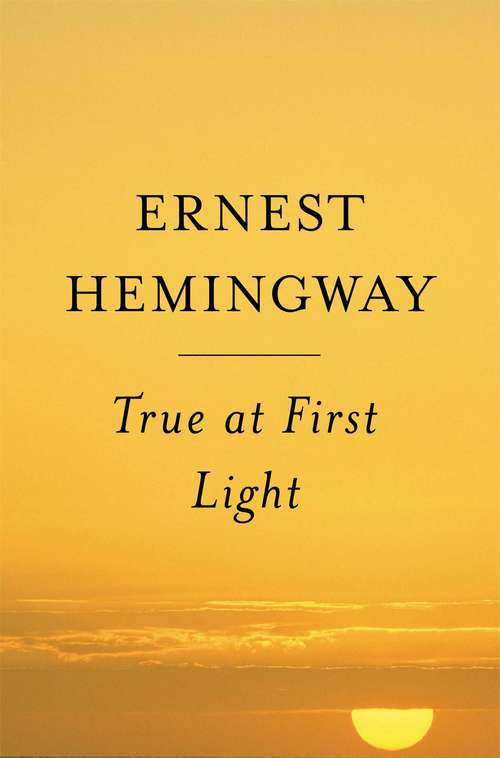 Book cover of True at First Light
