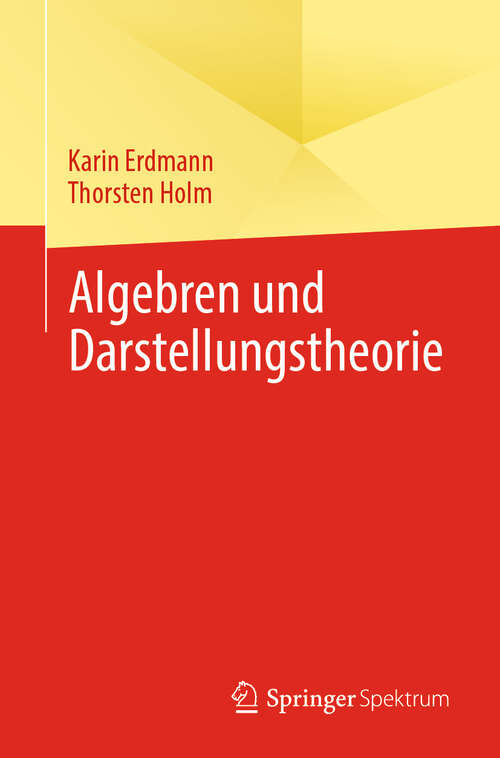 Book cover of Algebren und Darstellungstheorie