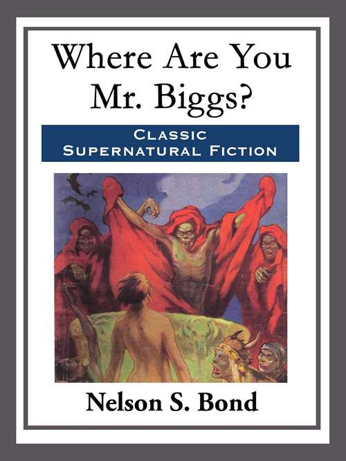 Book cover of Where Are You Mr. Biggs?