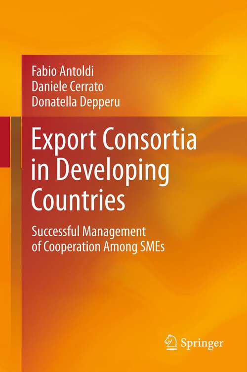 Book cover of Export Consortia in Developing Countries