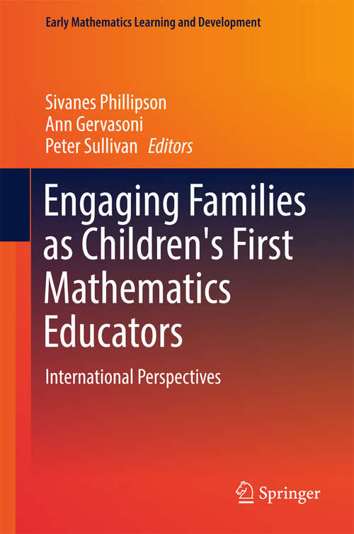 Book cover of Engaging Families as Children's First Mathematics Educators