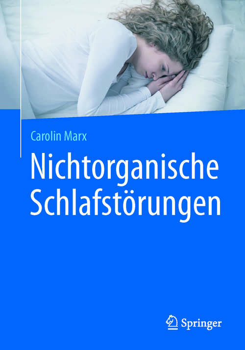 Book cover of Nichtorganische Schlafstörungen