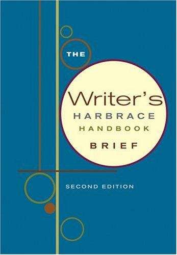 Book cover of The Writer's Harbrace Handbook (Brief 2nd Edition)