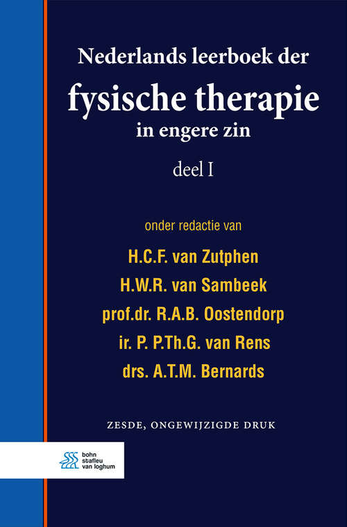 Book cover of Nederlands leerboek der fysische therapie in engere zin deel I