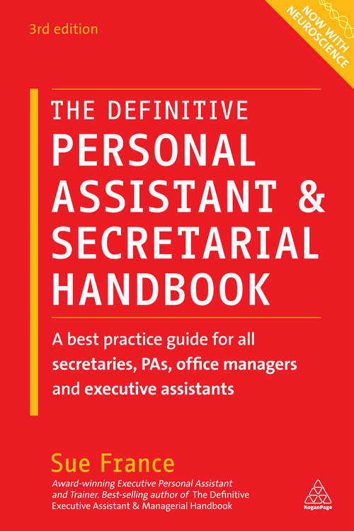 Book cover of The Definitive Personal Assistant & Secretarial Handbook