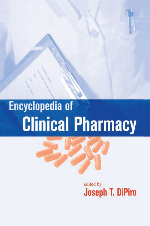 Book cover of Encyclopedia of Clinical Pharmacy (1)