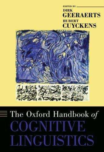 Book cover of The Oxford Handbook of Cognitive Linguistics