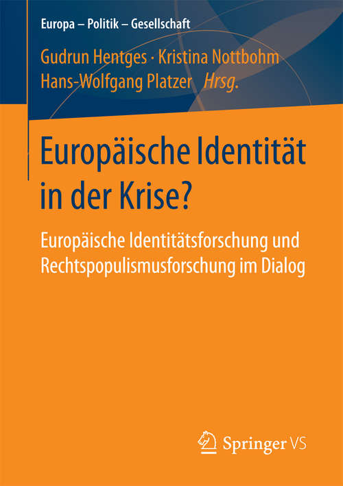 Book cover of Europäische Identität in der Krise?