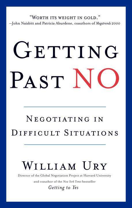 Book cover of Getting Past No: Negotiating Your Way from Confrontation to Cooperation