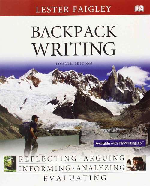 Book cover of Backpack Writing (Fourth Edition)
