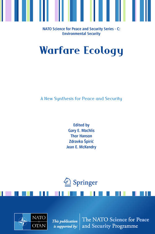 Book cover of Warfare Ecology