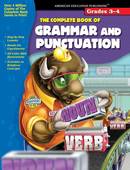 Book cover of The Complete Book of Grammar and Punctuation: Grades 3-4