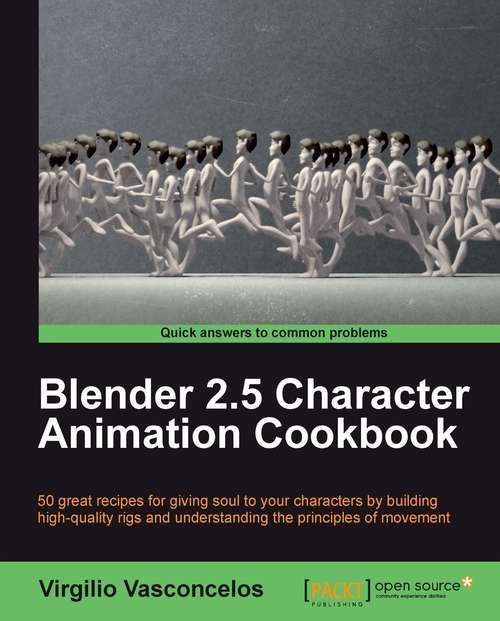 Book cover of Blender 2.5 Character Animation Cookbook