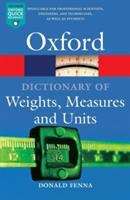 Book cover of A Dictionary of Weights, Measures, and Units