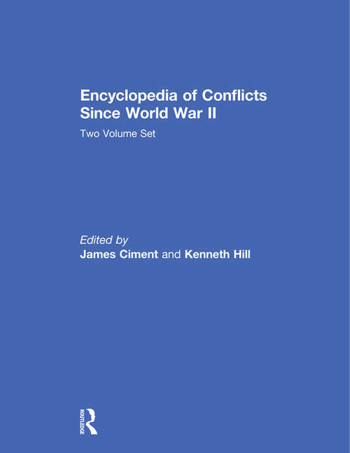 Book cover of Encyclopedia of Conflicts since World War II (2)