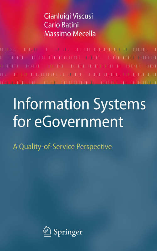 Book cover of Information Systems for eGovernment