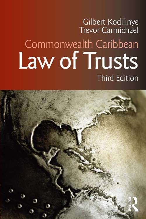 Book cover of Commonwealth Caribbean Law of Trusts: Third Edition