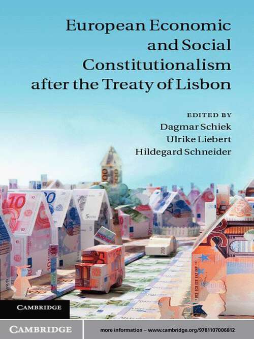 Book cover of European Economic and Social Constitutionalism after the Treaty of Lisbon