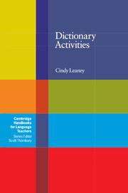 Book cover of Dictionary Activities