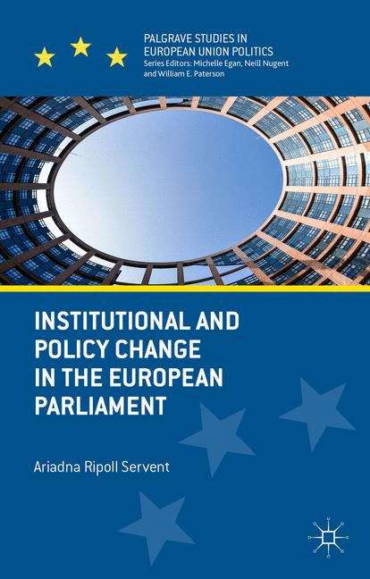Book cover of Institutional and Policy Change in the European Parliament