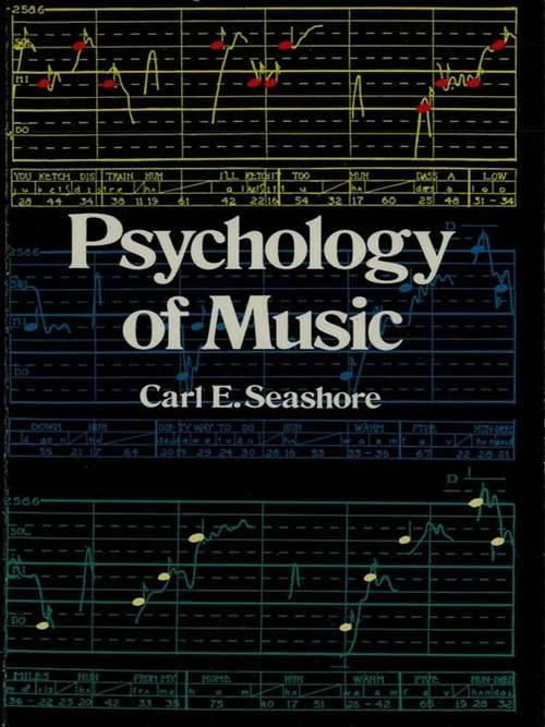 Book cover of Psychology of Music