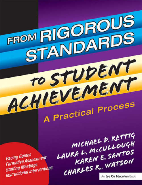 Book cover of From Rigorous Standards to Student Achievement