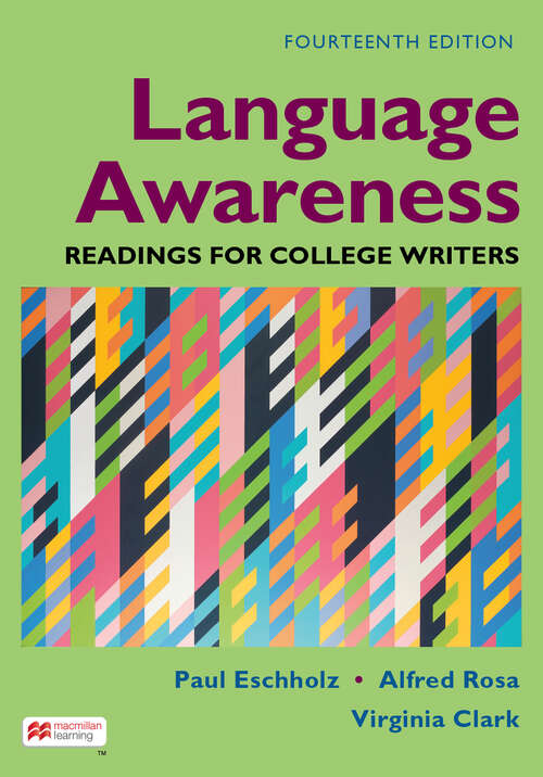 Book cover of Language Awareness: Readings for College Writers (Fourteenth Edition)