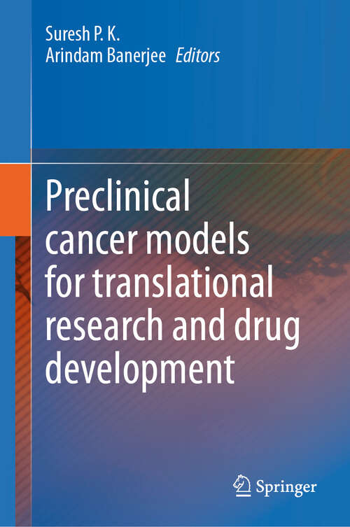 Book cover of Preclinical cancer models for translational research and drug development