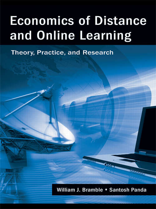 Book cover of Economics of Distance and Online Learning: Theory, Practice and Research