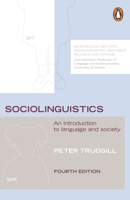 Book cover of Sociolinguistics: An Introduction to Language and Society