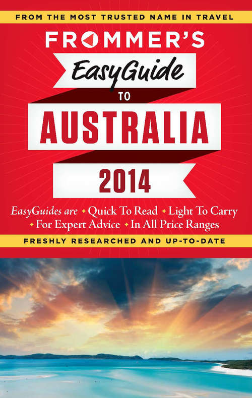 Book cover of Frommer's EasyGuide to Australia 2014
