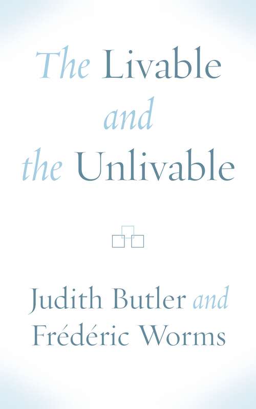 Book cover of The Livable and the Unlivable (1)