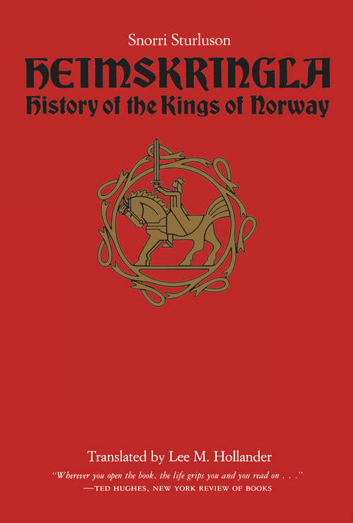 Book cover of Heimskringla History of the Kings of Norway