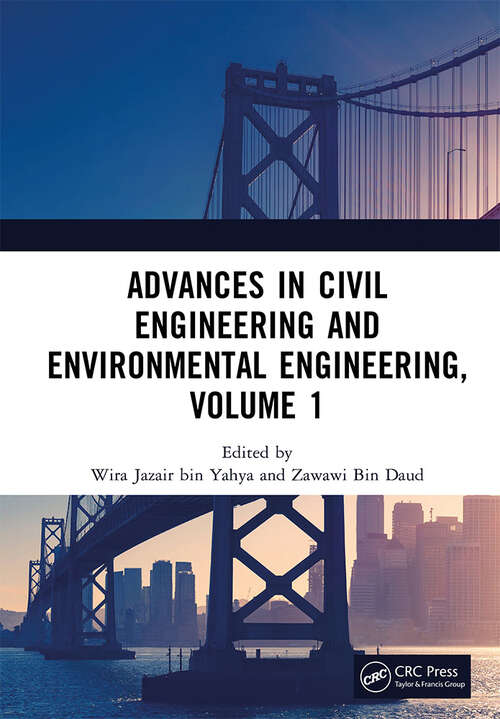 Book cover of Advances in Civil Engineering and Environmental Engineering, Volume 1: Proceedings of the 4th International Conference on Civil Engineering and Environmental Engineering (CEEE 2022), Shanghai, China, 26–28 August 2022