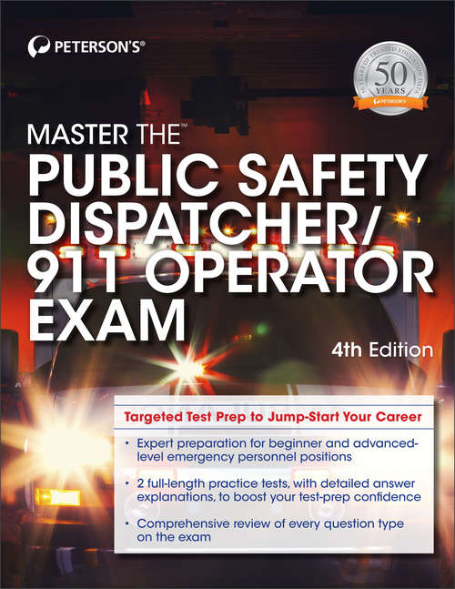 Book cover of Master the Public Safety Dispatcher/911 Operator, 4th edition