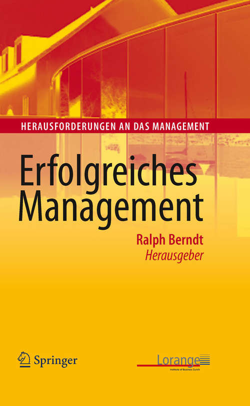 Book cover of Erfolgreiches Management