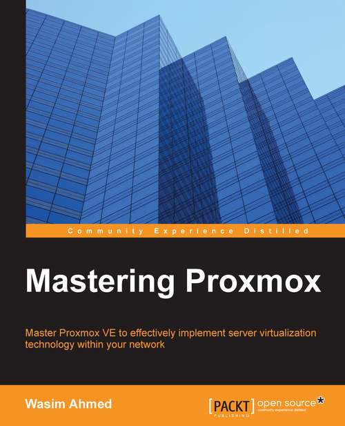 Book cover of Mastering Proxmox