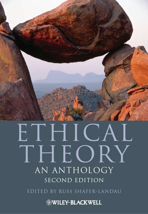 Book cover of Ethical Theory