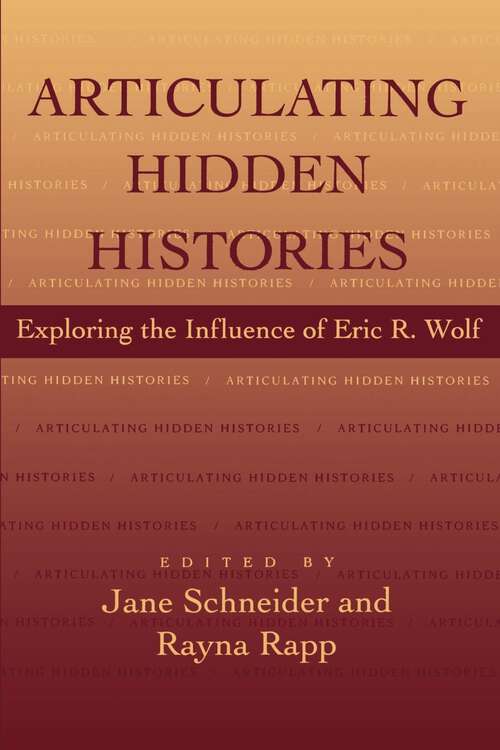 Cover image of Articulating Hidden Histories