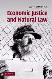 Book cover of Economic Justice and Natural Law