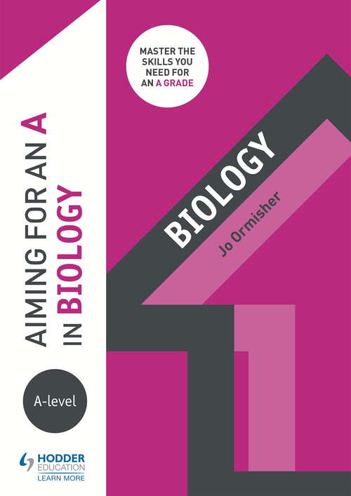 Book cover of Aiming for an A in A-level Biology