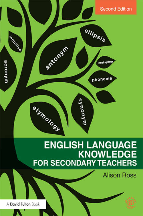 Book cover of English Language Knowledge for Secondary Teachers